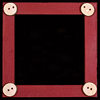 Bitty Button Red Frame